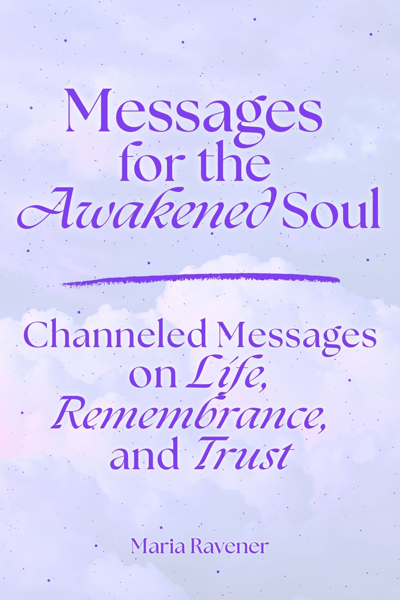 3d book display image of Messages for the Awakened Soul